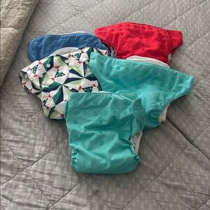 BumGenius Vibrant Diaper Cover Set (another teal to go with set! 5 diapers now!)
